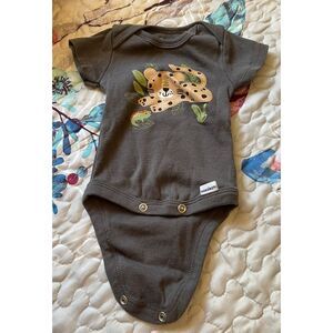 Wild Animal Jaguar Lizard‎ Onesie